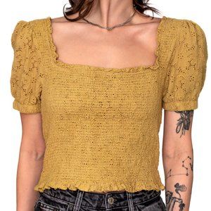 ASTR The Label • Small • Short Sleeve Top • Yellow